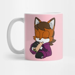 Fox Eats Taco Mug